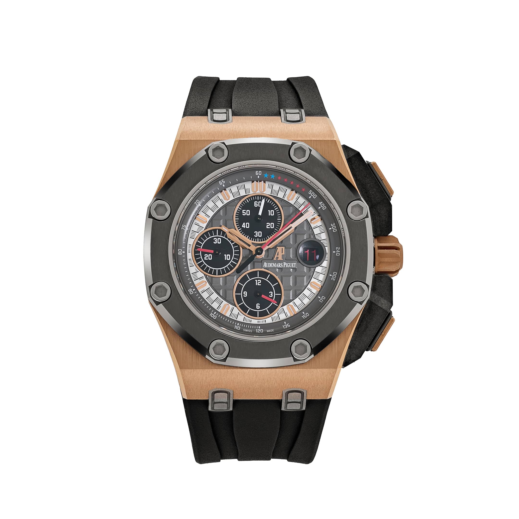 Audemars Piguet Royal Oak Offshore 26568OM.OO.A004CA.01 'Michael Schumacher' Chronograph Rose Gold Grey Dial Limited Edition of 500 (2012)