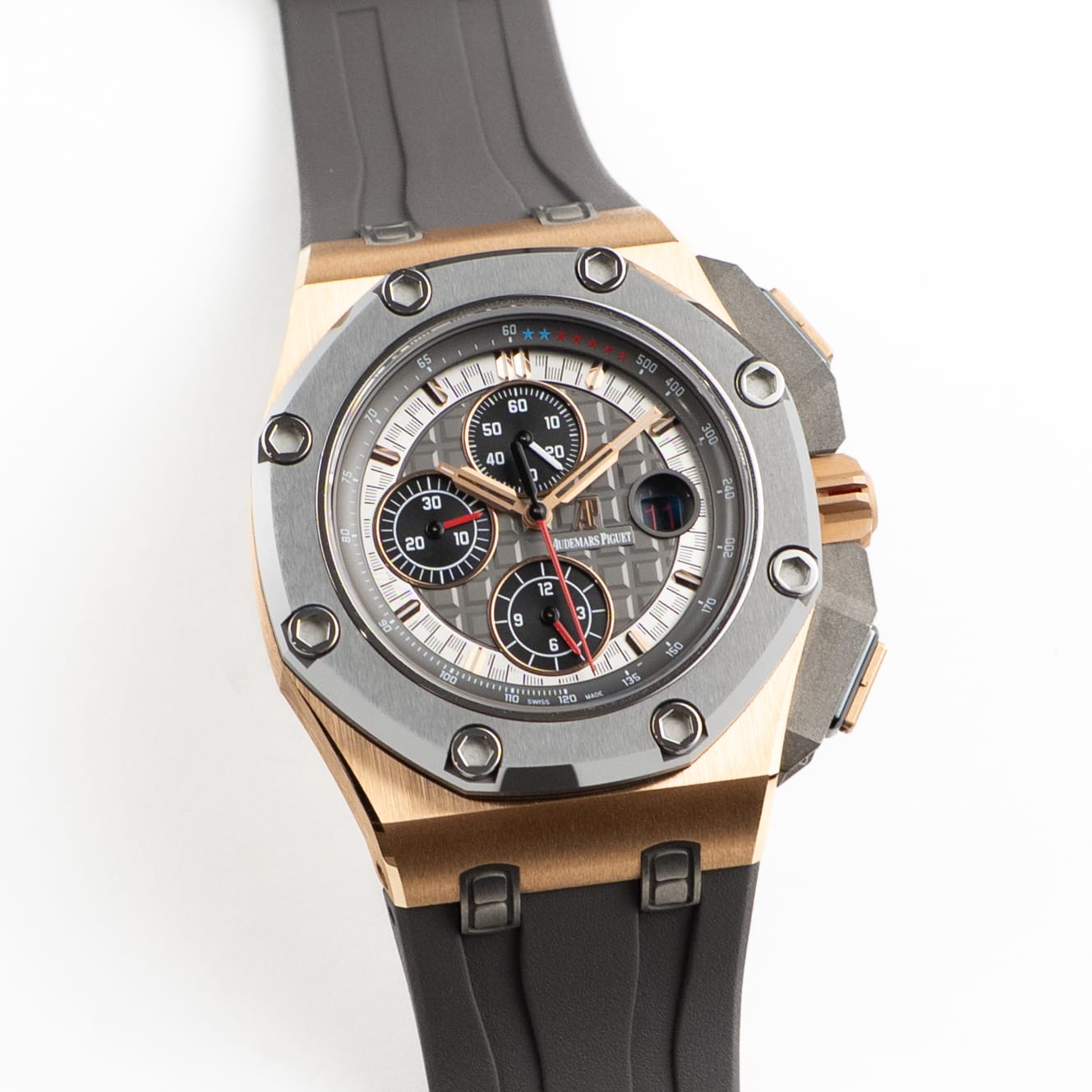 Audemars Piguet Royal Oak Offshore 26568OM.OO.A004CA.01 'Michael Schumacher' Chronograph Rose Gold Grey Dial Limited Edition of 500 (2013)