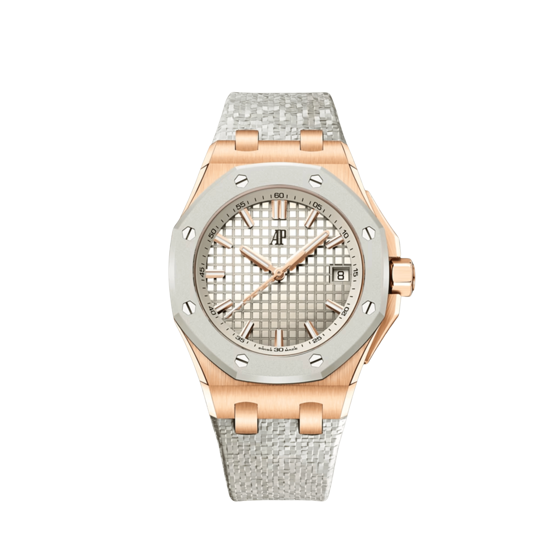 Audemars Piguet Royal Oak Offshore 77605OK.OO.A101CA.01 Selfwinding Rose Gold Ivory Dial (2024)