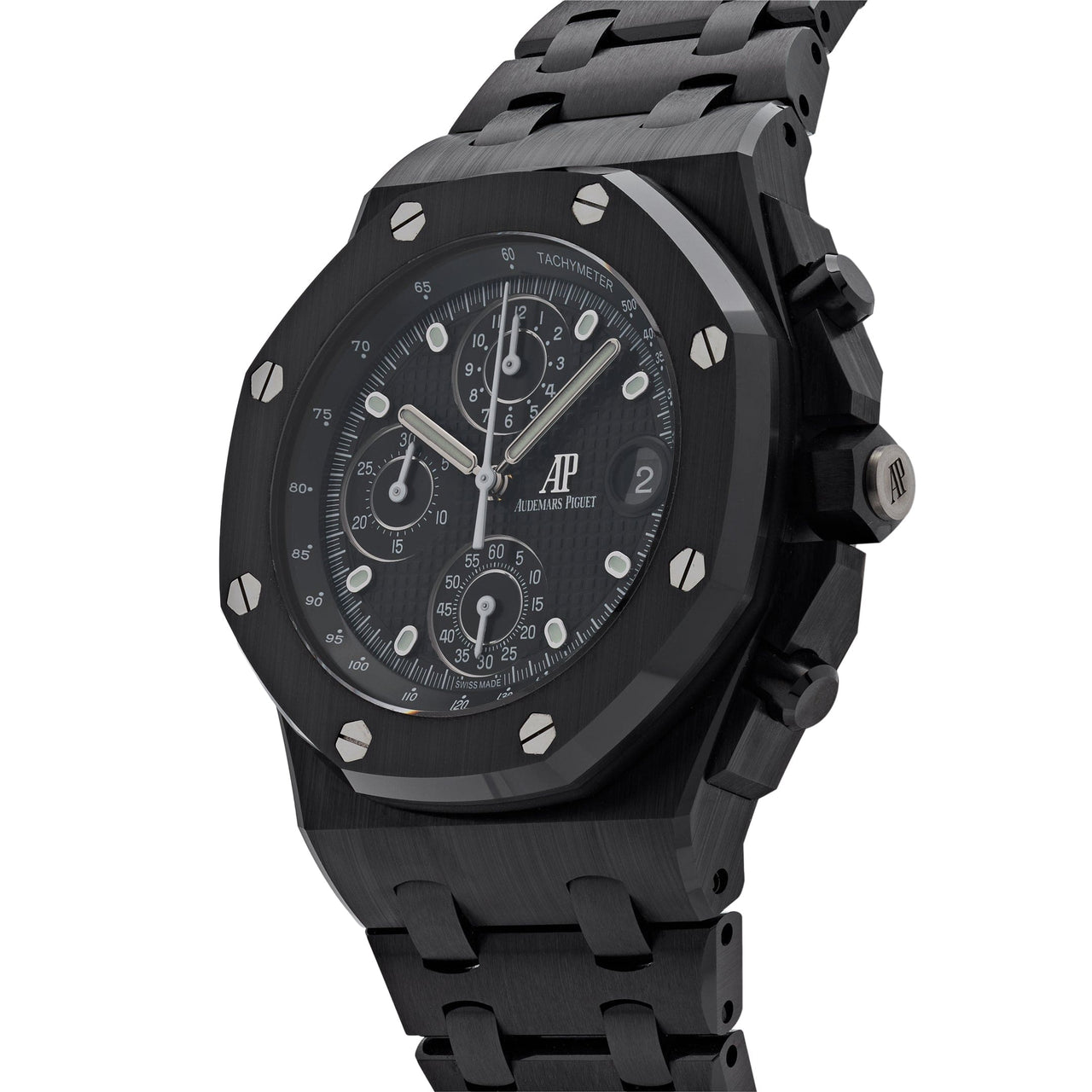 Luxury Watch Audemars Piguet Royal Oak Offshore Black Ceramic 26238CE.OO.1300CE.01 Wrist Aficionado