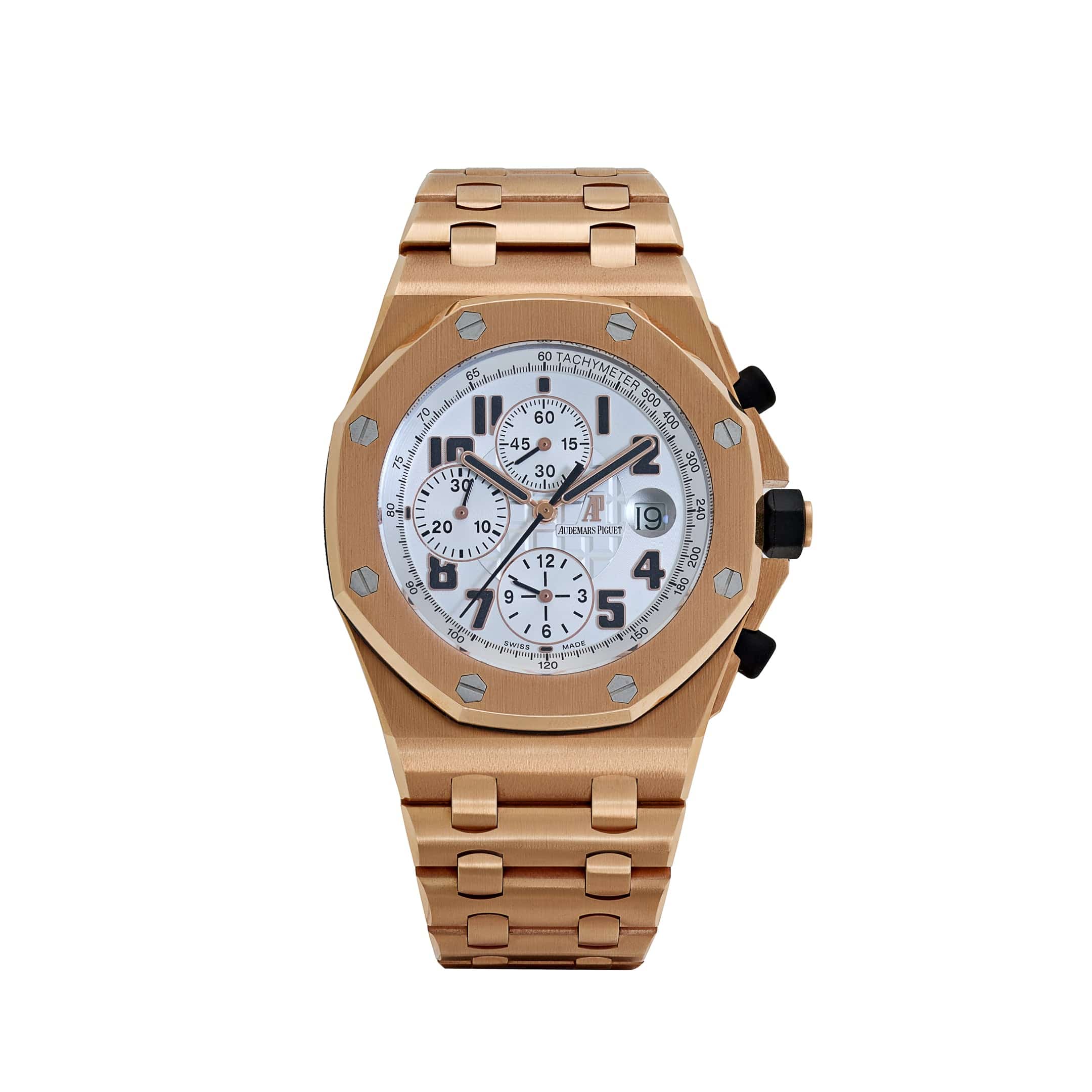 Audemars Piguet Royal Oak Offshore Chronograph 26170OR.OO.1000OR.01 Rose Gold White Dial (2012)