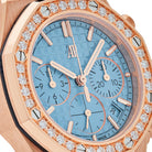 Audemars Piguet Royal Oak Offshore Selfwinding Chronograph Blue Dial Diamond Bezel 26231OR.ZZ.A085CA.01 Wrist Aficionado