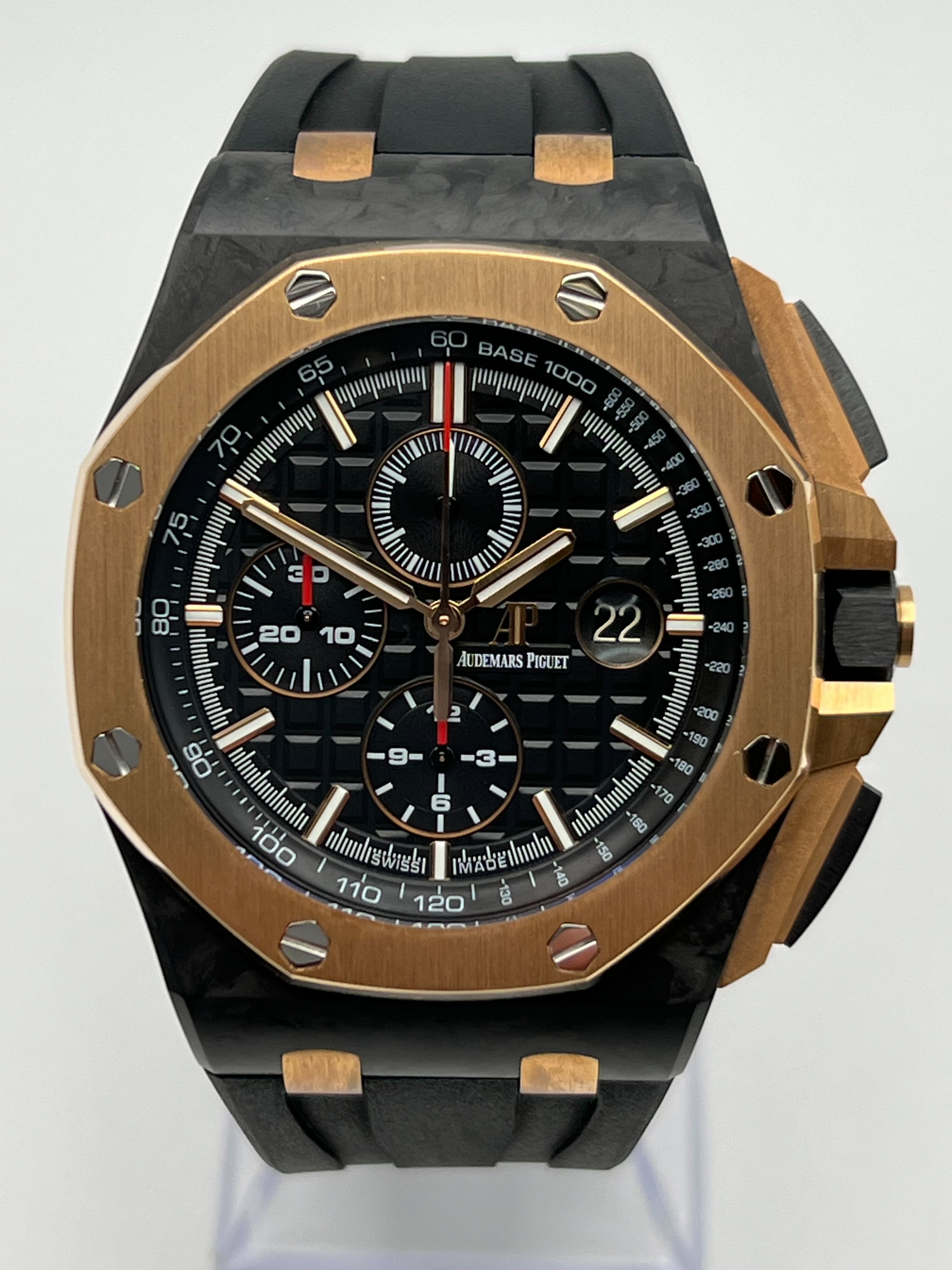 Luxury Watch Audemars Piguet Royal Oak Offshore Chronograph 'QE II Cup 2016' 26406FR.OO.A002CA.01 Wrist Aficionado