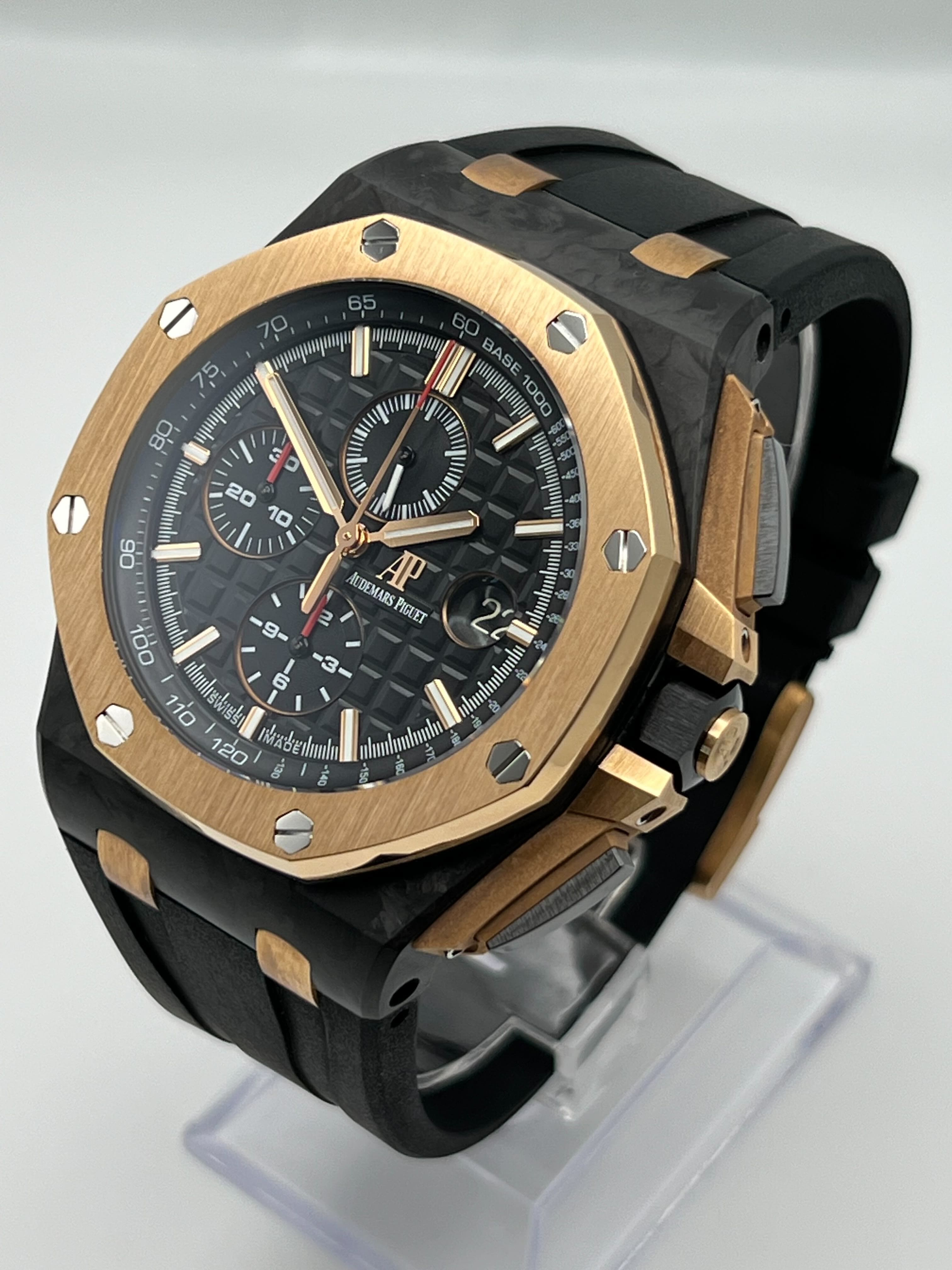 Luxury Watch Audemars Piguet Royal Oak Offshore Chronograph 'QE II Cup 2016' 26406FR.OO.A002CA.01 Wrist Aficionado