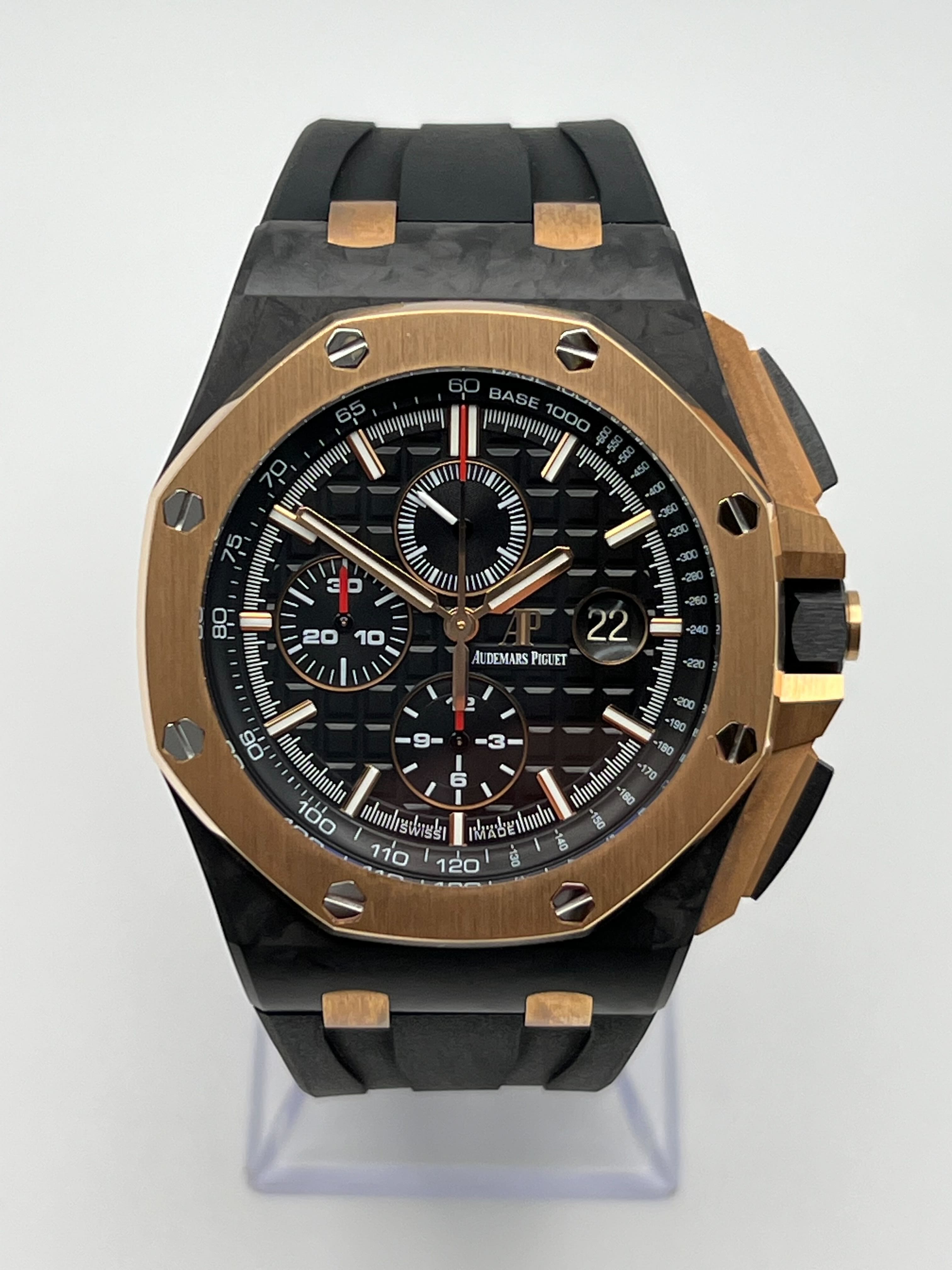 Luxury Watch Audemars Piguet Royal Oak Offshore Chronograph 'QE II Cup 2016' 26406FR.OO.A002CA.01 Wrist Aficionado