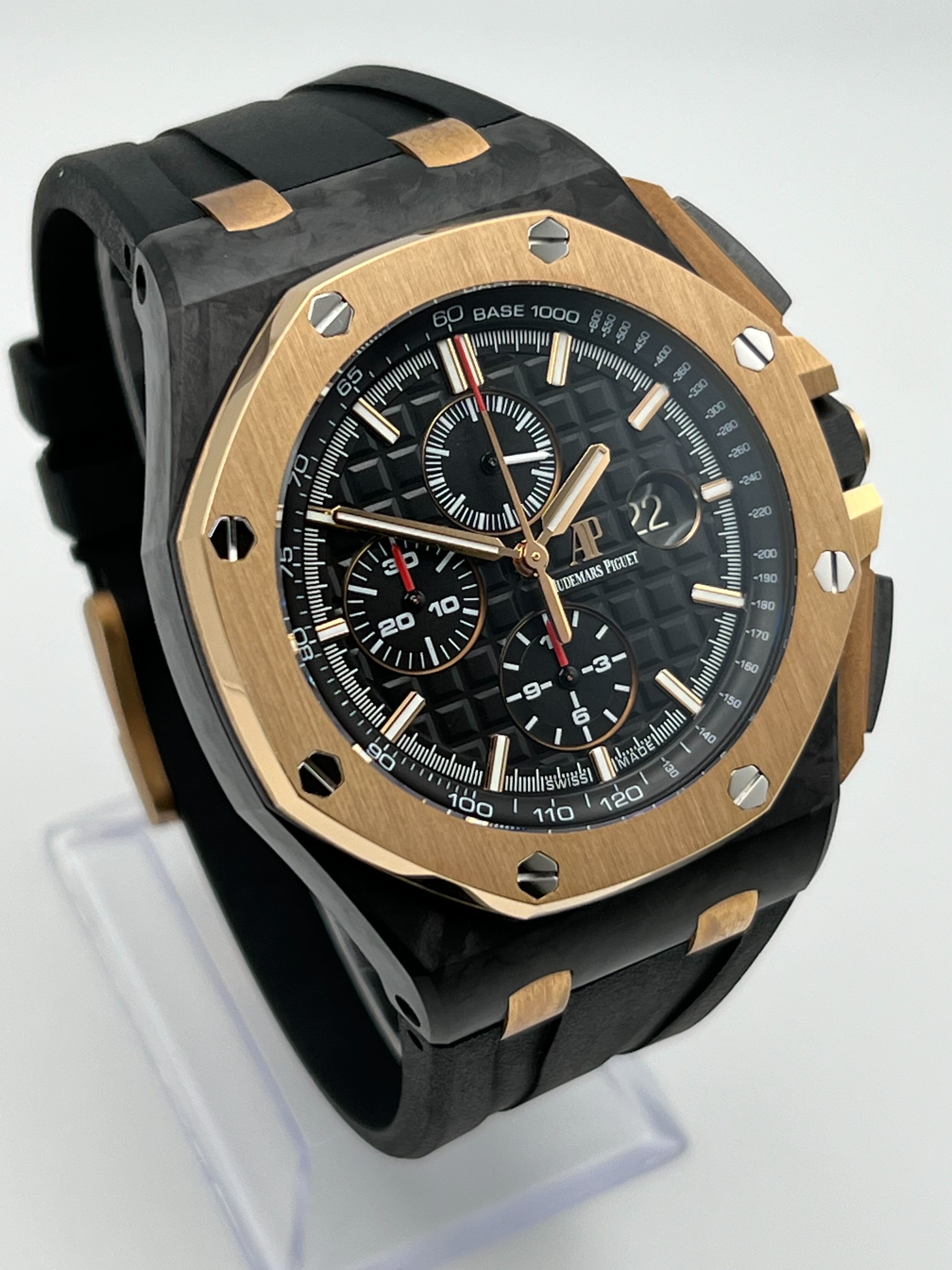 Luxury Watch Audemars Piguet Royal Oak Offshore Chronograph 'QE II Cup 2016' 26406FR.OO.A002CA.01 Wrist Aficionado