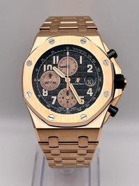 Thumbnail for Luxury Watch Audemars Piguet Royal Oak Offshore Chronograph 26470OR.OO.1000OR.03 Wrist Aficionado