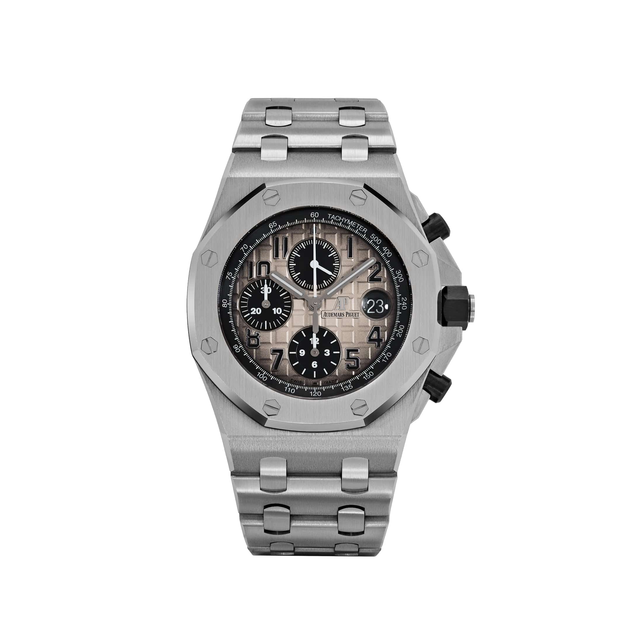 APISオーダー Audemars Piguet Royal Oak Offshore Chronograph Platinum Blue Dial