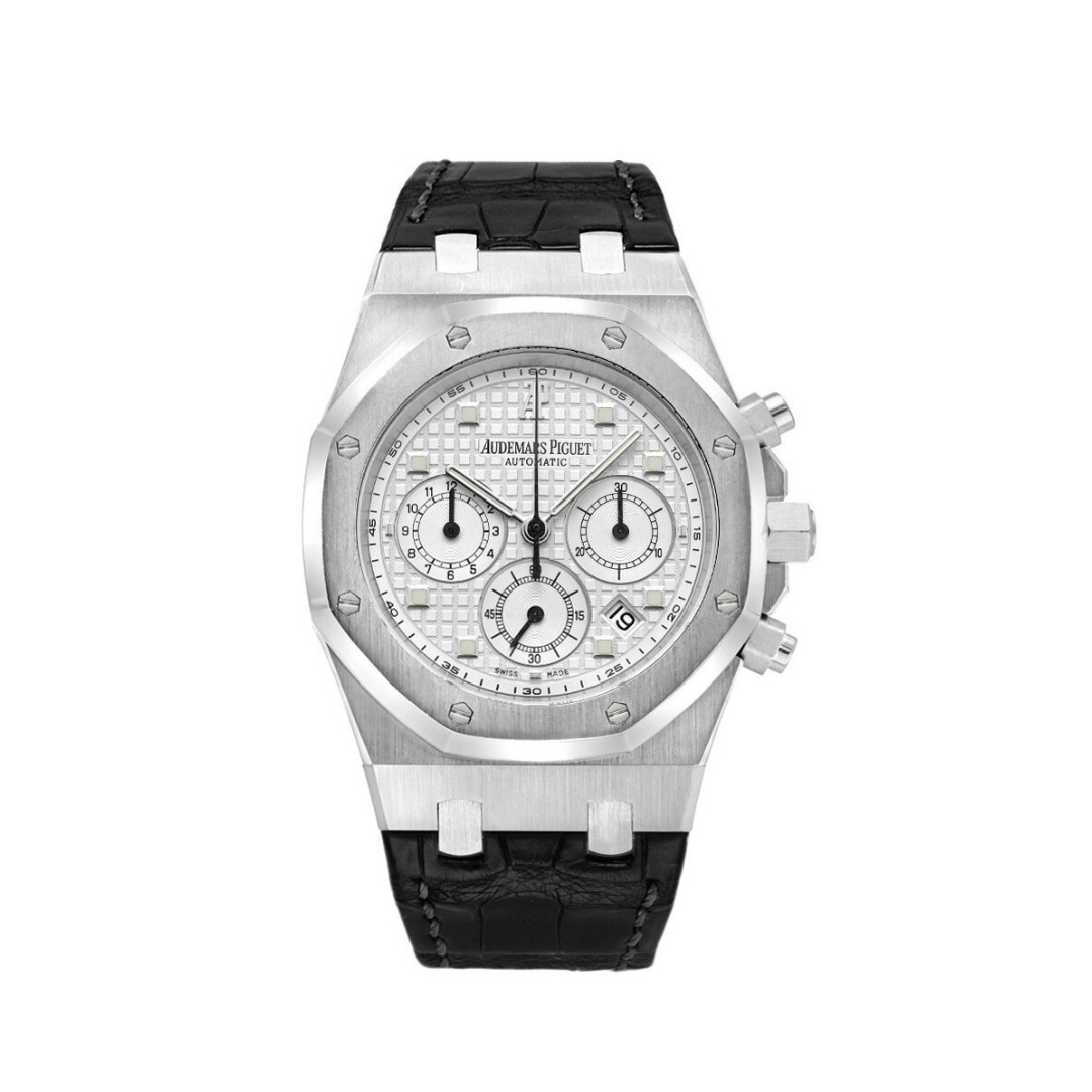 Luxury Watch Audemars Piguet Royal Oak Offshore Chronograph 39mm White Dial 26022BC.OO.D002CR.01 Wrist Aficionado