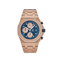 Thumbnail for Audemars Piguet Royal Oak Offshore Chronograph 'Brick' Rose Gold Blue Dial 26238OR.OO.2000OR.01