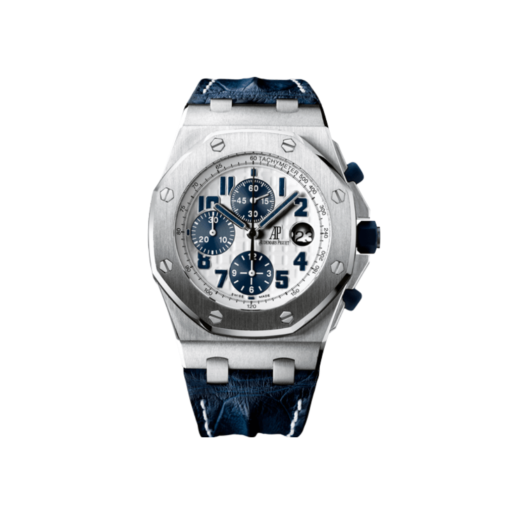 Luxury Watch Audemars Piguet Royal Oak Offshore Chronograph 'Navy Model' 26170ST.OO.D305CR.01 Wrist Aficionado