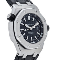 Thumbnail for Luxury Watch Audemars Piguet Royal Oak Offshore Diver 42mm Steel Black Dial 15703ST.OO.A002CA.01 Wrist Aficionado