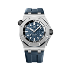 Luxury Watch Audemars Piguet Royal Oak Offshore Diver Stainless Steel Blue Dial 15720ST.OO.A027CA.01 Wrist Aficionado