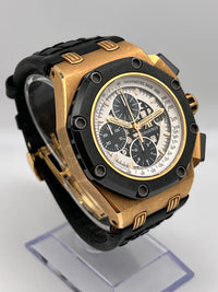 Thumbnail for Luxury Watch Audemars Piguet Royal Oak OffShore 'Reubens Barrichello' 26078RO.OO.D002CR.01 Wrist Aficionado