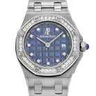 Audemars Piguet Royal Oak Offshore Vintage 67451BC.Z.1108BC.03 'Ladies' White Gold Blue Diamond Dial Diamond Bezel Quartz