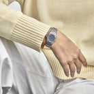 Audemars Piguet Royal Oak Offshore Vintage 67451BC.Z.1108BC.03 'Ladies' White Gold Blue Diamond Dial Diamond Bezel Quartz