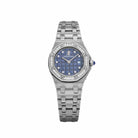 Audemars Piguet Royal Oak Offshore Vintage 67451BC.Z.1108BC.03 'Ladies' White Gold Blue Diamond Dial Diamond Bezel Quartz