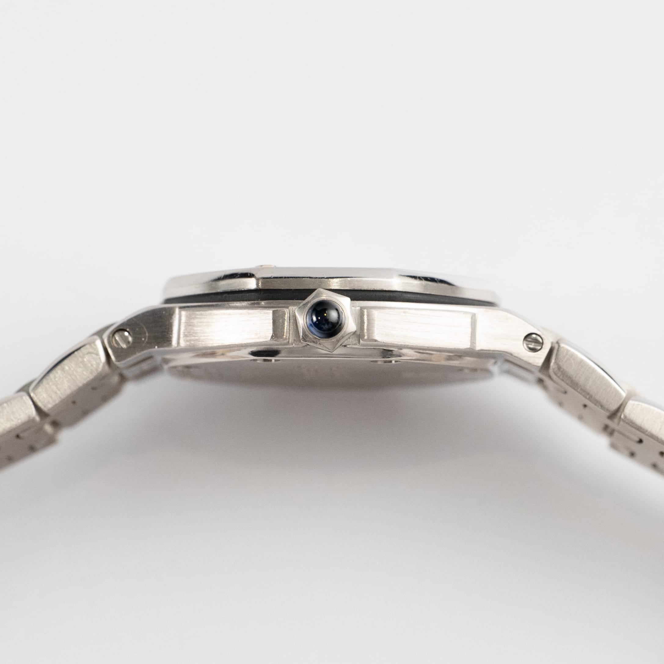 Audemars Piguet Royal Oak Offshore Vintage 67451BC.Z.1108BC.03 'Ladies' White Gold Blue Diamond Dial Diamond Bezel Quartz