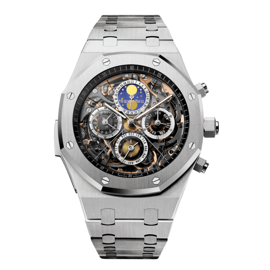 Luxury Watch Audemars Piguet Royal Oak Openworked Grande Complications 26065IS.OO.1105IS.01 Wrist Aficionado