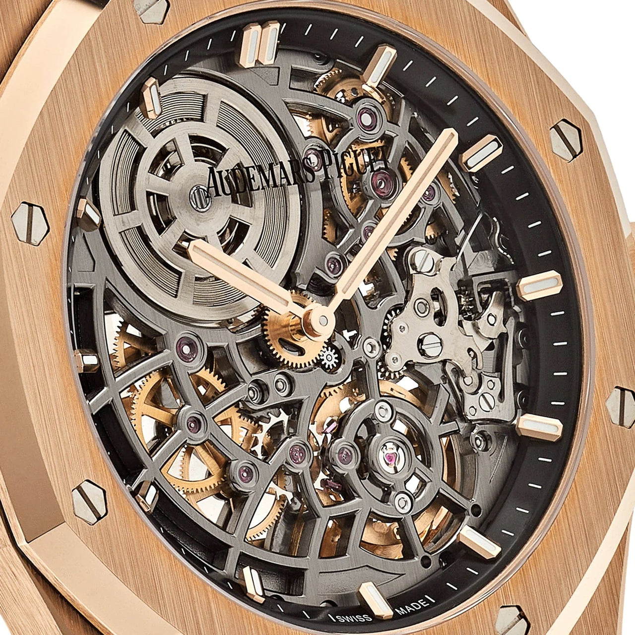 Audemars Piguet Royal Oak Openworked 'Jumbo' Extra-Thin Rose Gold 16204OR.OO.1240OR.03
