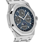 Luxury Watch Audemars Piguet Royal Oak Perpetual Calendar 41mm Titanium Blue Dial 26574TI.OO.1220TI.01 Wrist Aficionado