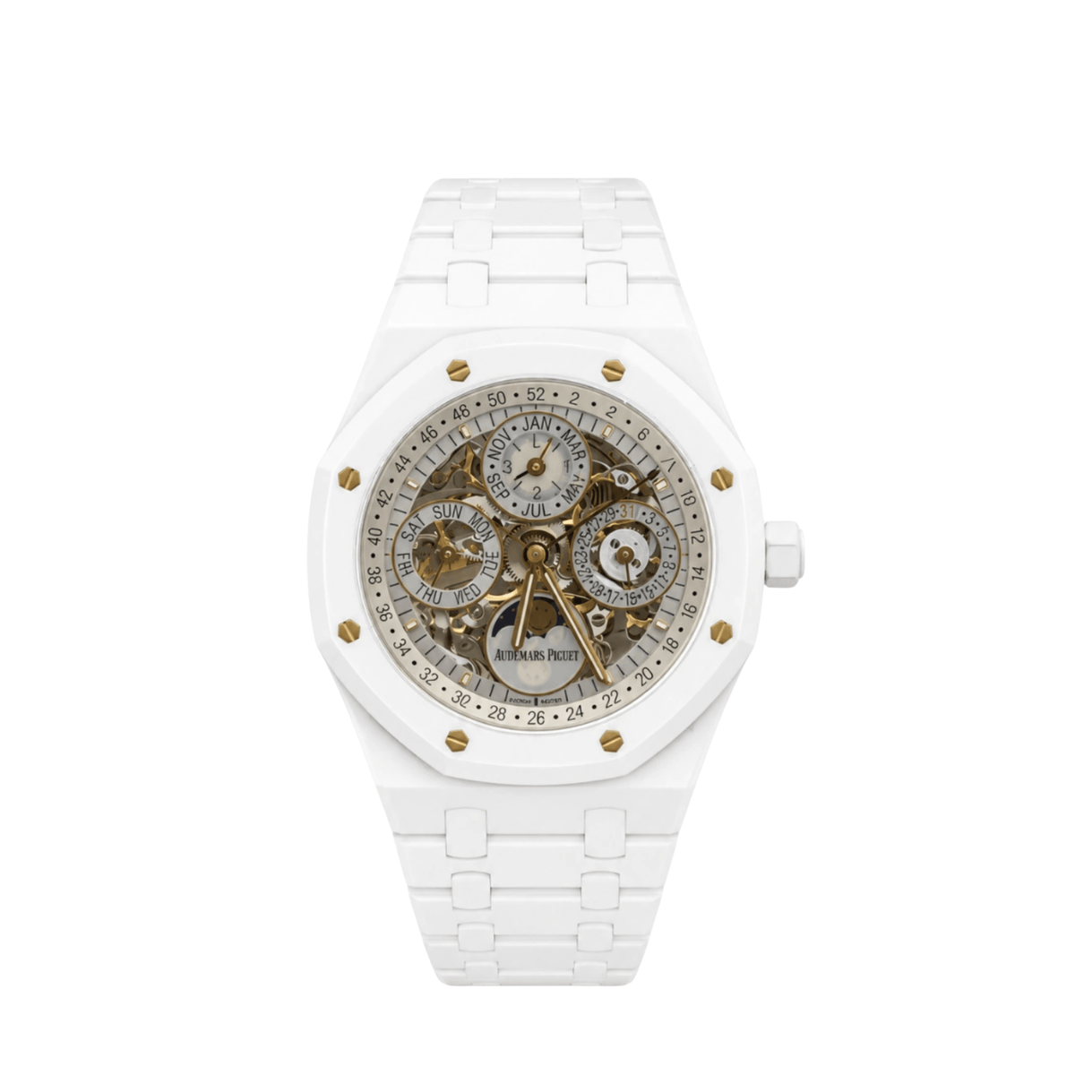 Audemars Piguet Royal Oak Perpetual Calendar 26585CB White Ceramic Audemars Piguet Royal Oak Perpetual Calendar 26585CB White Ceramic