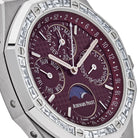 Audemars Piguet Royal Oak 26574BC.OO.1220BC.01 'Special Edition' Burgundy Dial Diamond Bezel Perpetual Calendar