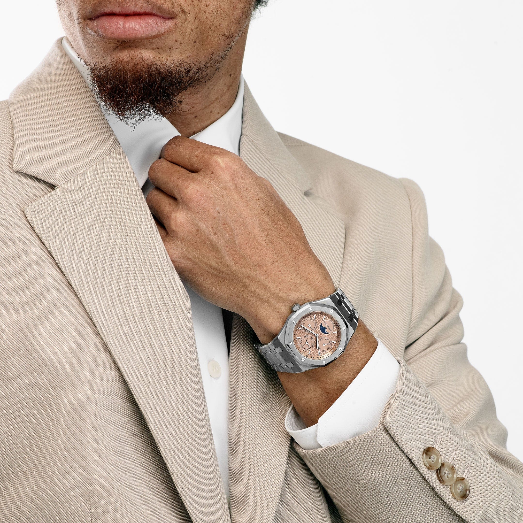 Audemars Piguet Royal Oak Perpetual Calendar 26615TI.OO.1220TI.01 Titanium Salmon Dial Limited Edition of 300 (2021)