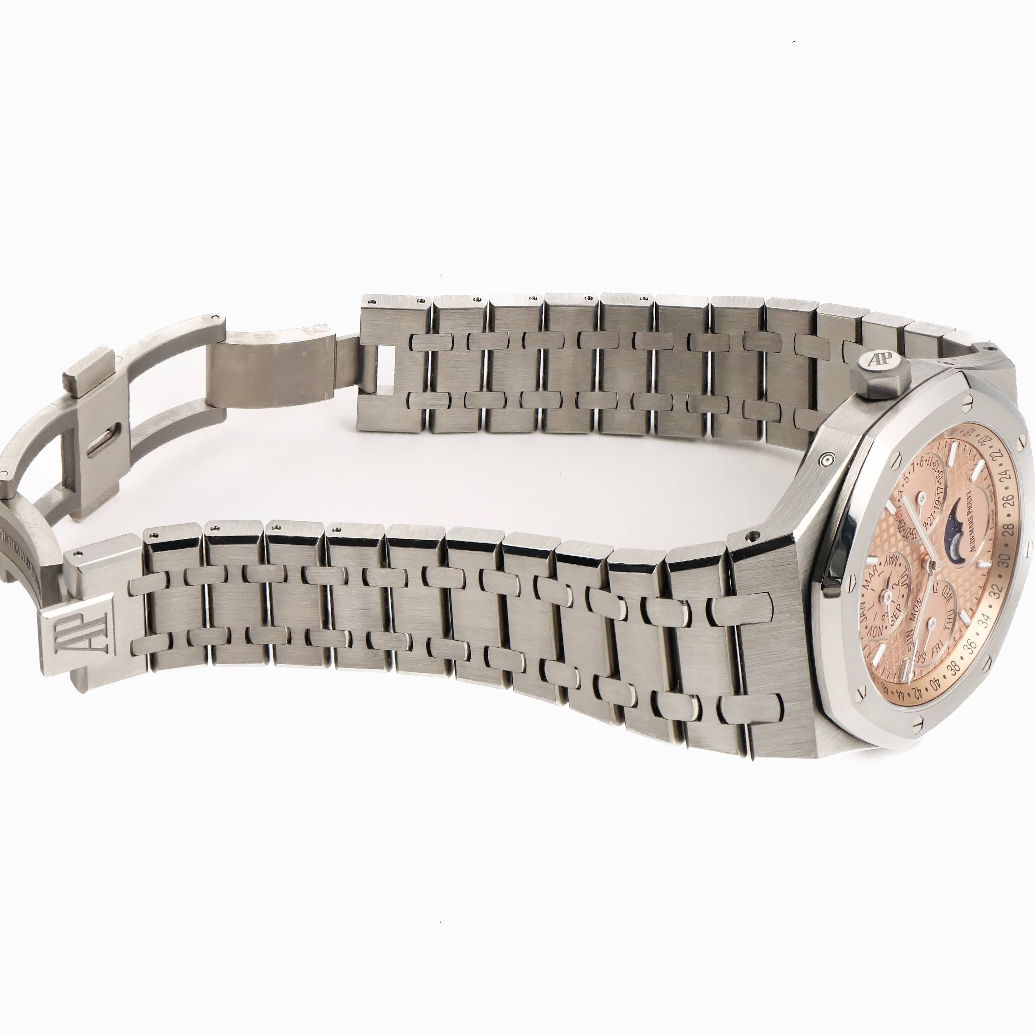 Audemars Piguet Royal Oak Perpetual Calendar 26615TI.OO.1220TI.01 Titanium Salmon Dial Limited Edition of 300 (2021)