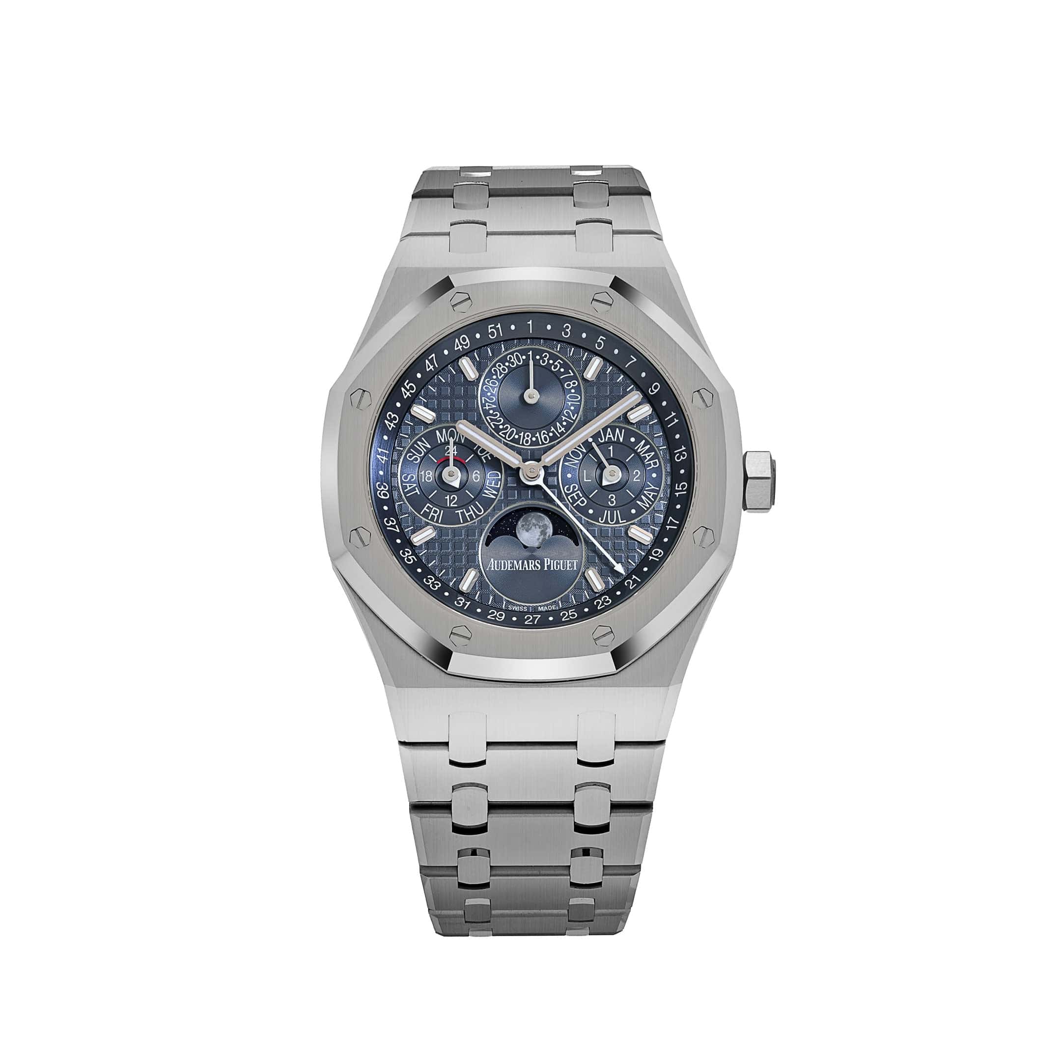 Audemars Piguet Royal Oak Perpetual Calendar 26674ST.OO.1320ST.01 Stainless Steel Blue Dial (2025)