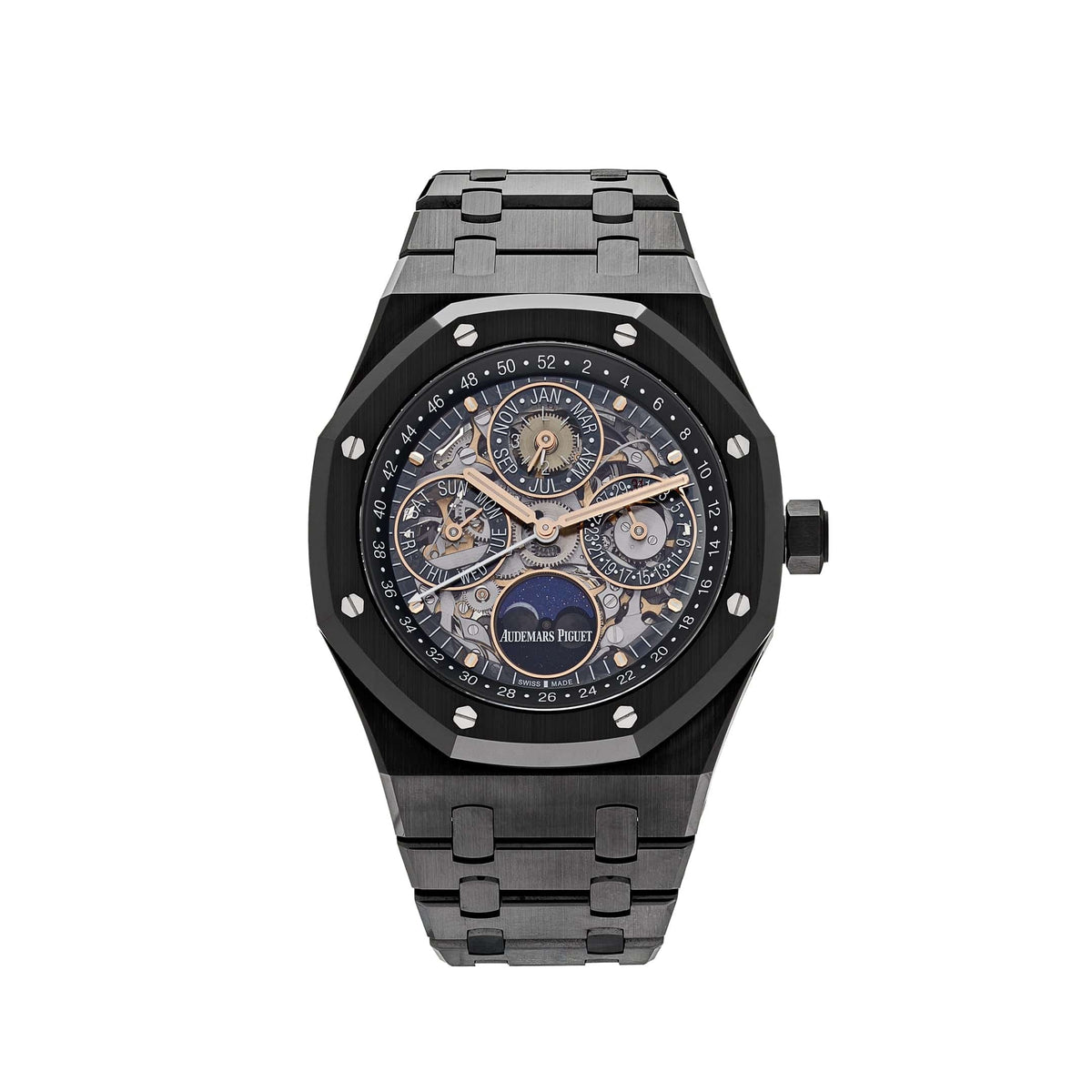 Audemars Piguet Royal Oak Perpetual Calendar 26585CE.OO.1225CE.01 Black Ceramic Openworked