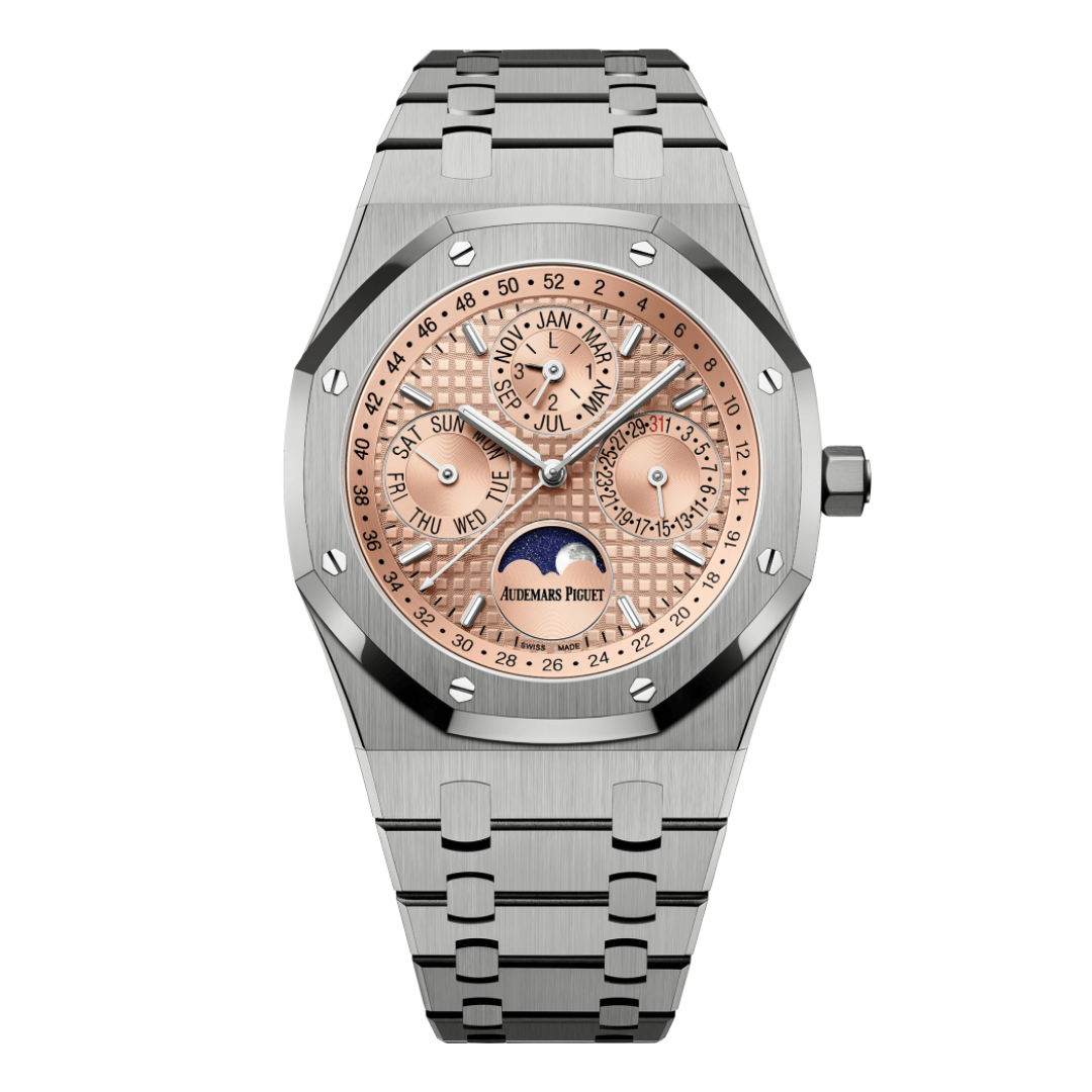 Luxury Watch Audemars Piguet Royal Oak Perpetual Calendar Titanium Limited Edition 300 pcs 26615TI.OO.1220TI.01 Wrist Aficionado