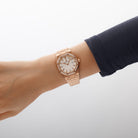 Audemars Piguet Royal Oak Quartz 67651OR.ZZ.1261OR.01 'Ladies' Rose Gold White Dial Diamond Bezel Quartz (2015)