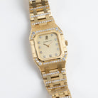 Audemars Piguet Royal Oak Rectangular 6015BA Vintage 'Ladies' Yellow Gold Diamond-Set Quartz (1982)