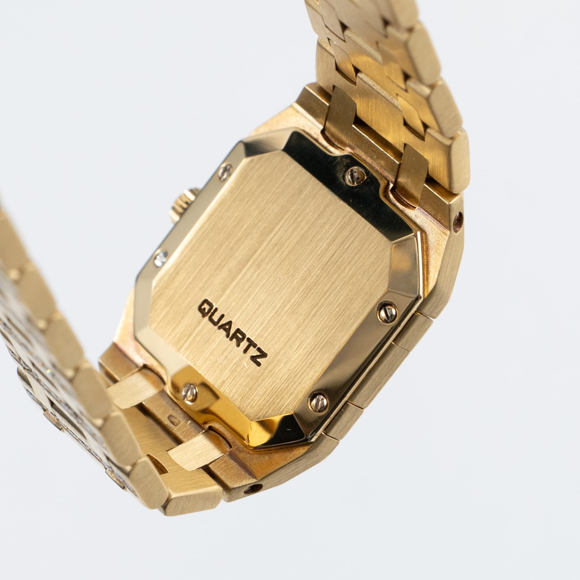 Audemars Piguet Royal Oak Rectangular 6015BA Vintage 'Ladies' Yellow Gold Diamond-Set Quartz (1982)