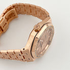 Audemars Piguet Royal Oak Selfwinding 15451OR.ZZ.1256OR.03 'Ladies' Rose Gold Diamond Bezel