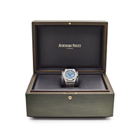 Thumbnail for Audemars Piguet Royal Oak Selfwinding 15510BC.OO.1320BC.01 White Gold Blue Dial Limited Edition