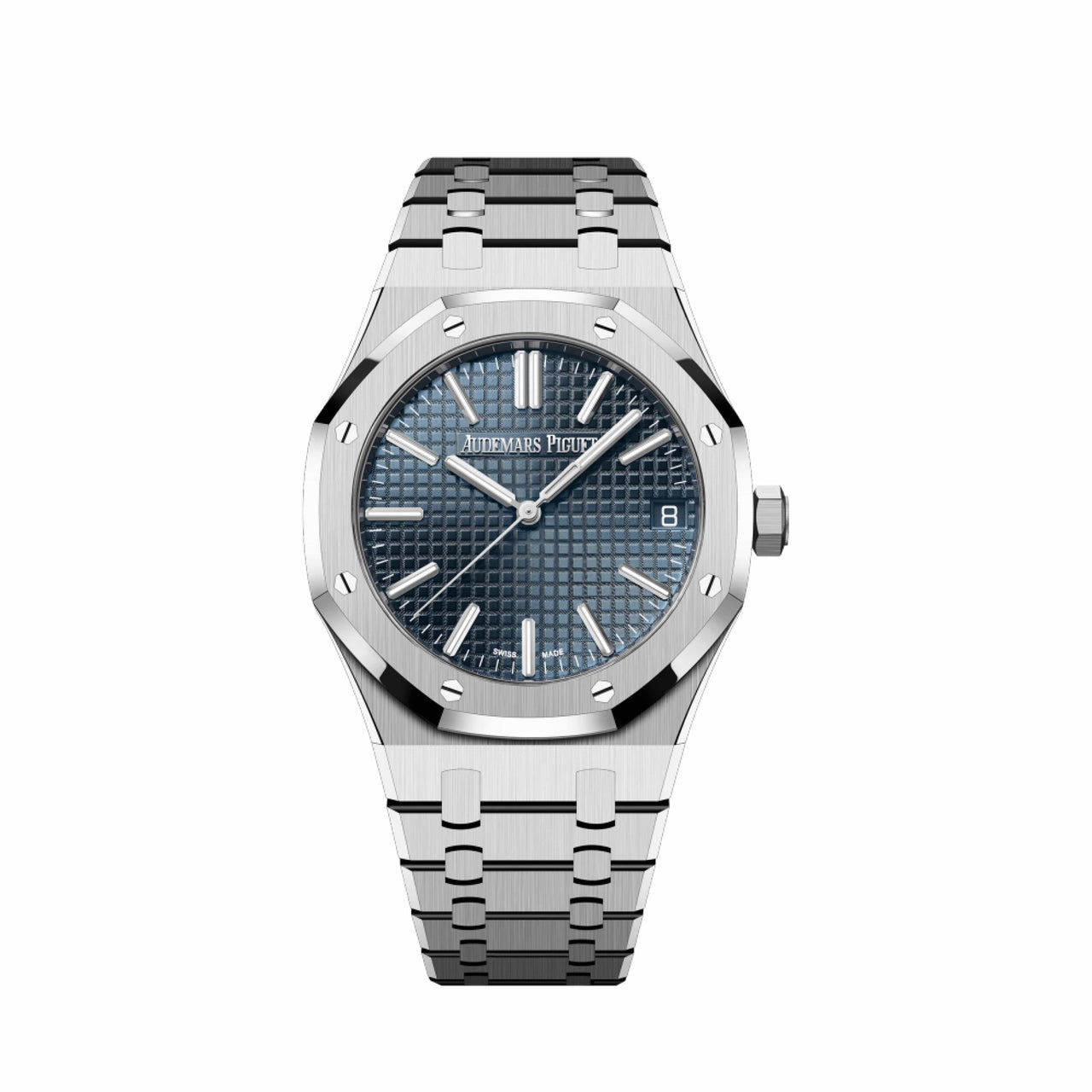 Audemars Piguet Royal Oak Selfwinding 15510ST.OO.1320ST.06 Bleu Nuit, Nuage 50 Dial - Front