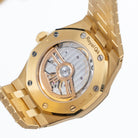 Audemars Piguet Royal Oak Selfwinding 15550BA.OO.1356BA.01 Yellow Gold Blue Turquoise Dial