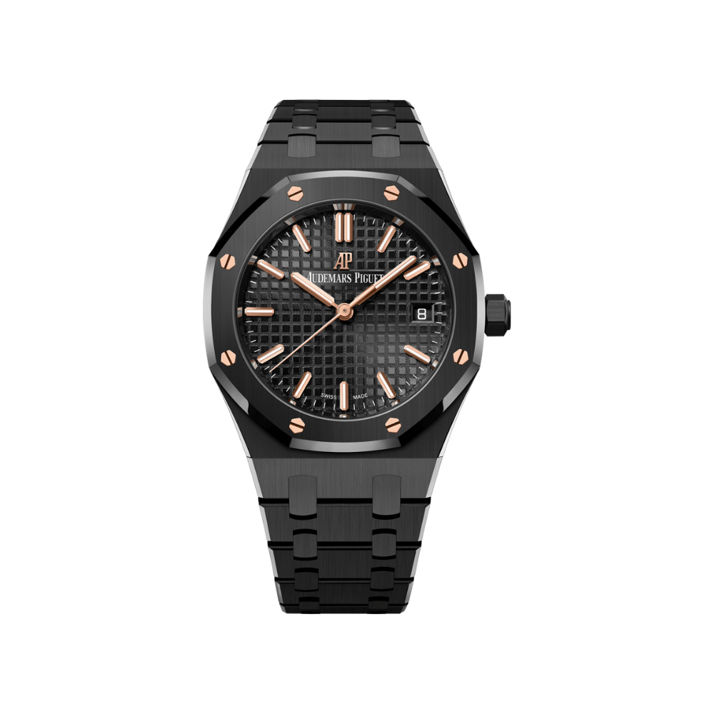 Luxury Watch Audemars Piguet Royal Oak Selfwinding 34mm Black Ceramic 77350CE.OO.1266CE.01 Wrist Aficionado