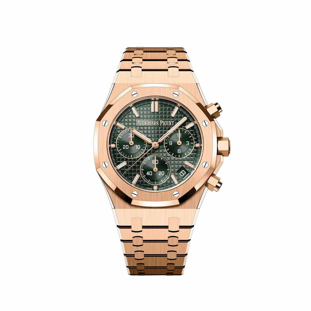 Audemars Piguet Royal Oak Selfwinding Chronograph 26240OR.OO.1320OR.04 '50th Anniversary' Rose Gold Khaki Green Dial