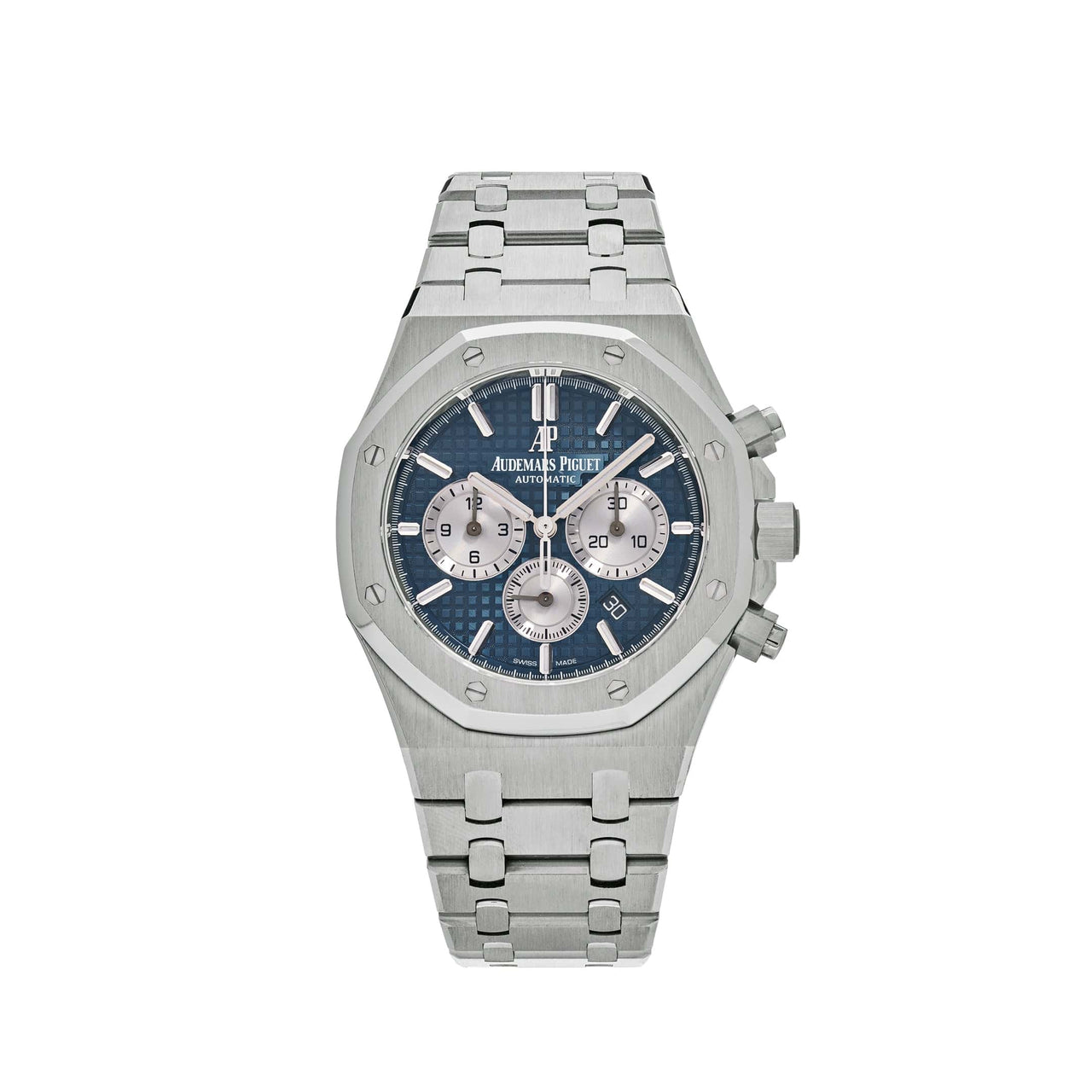 Luxury Watch Audemars Piguet Royal Oak Selfwinding Chronograph 41mm Steel Blue Dial 26331ST.OO.1220ST.01 Wrist Aficionado