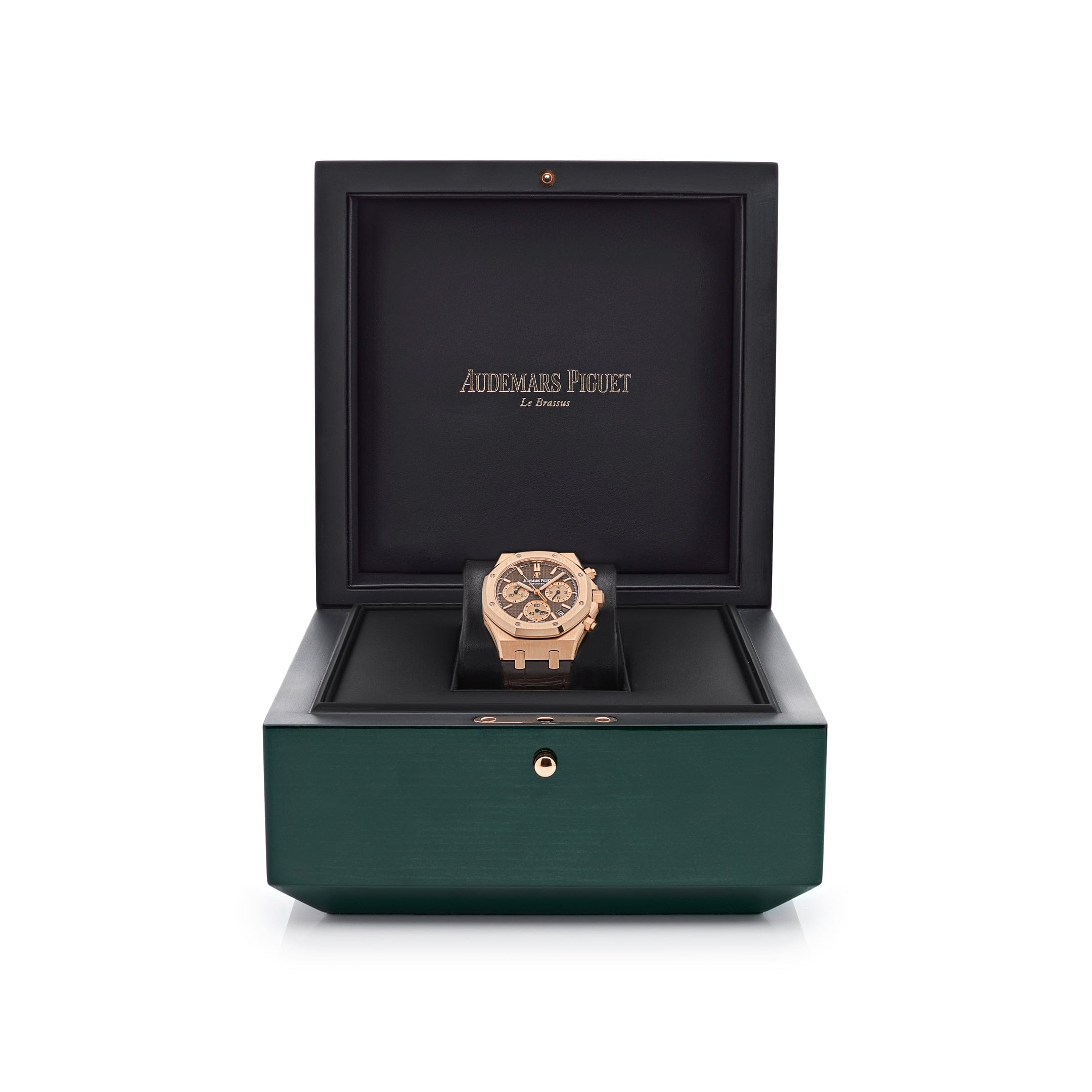 Audemars Piguet Royal Oak Selfwinding Chronograph Rose Gold Brown