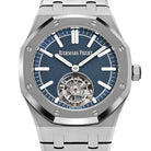 Audemars Piguet Royal Oak Selfwinding Flying Tourbillon 26730TI.OO.1320TI.01 '50th Anniversary' Titanium Blue Dial