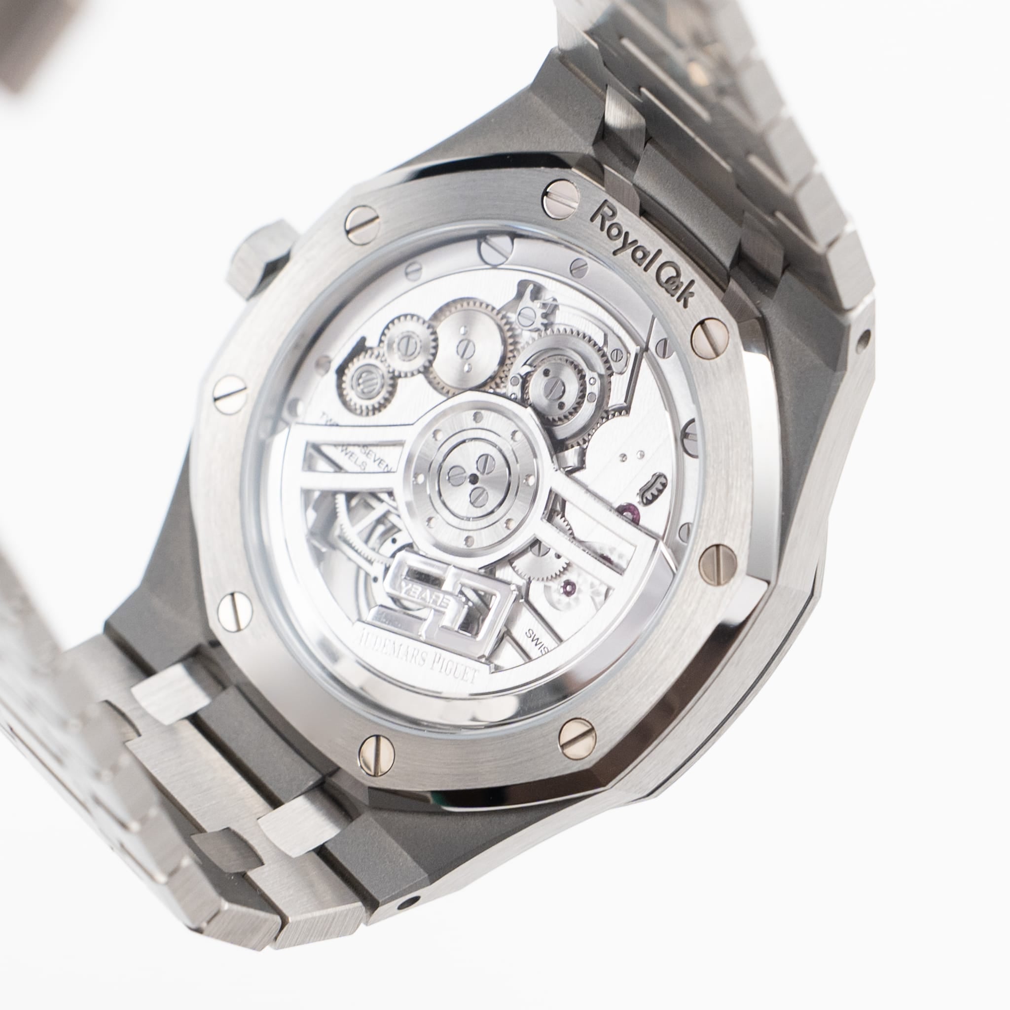 Audemars Piguet Royal Oak Selfwinding Flying Tourbillon 26730TI.OO.1320TI.01 '50th Anniversary' Titanium Blue Dial