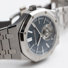 Audemars Piguet Royal Oak Selfwinding Flying Tourbillon 26730TI.OO.1320TI.01 '50th Anniversary' Titanium Blue Dial