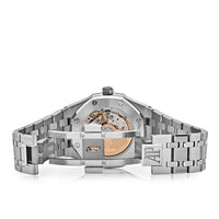 Thumbnail for Audemars Piguet Royal Oak Stainless Steel Blue Dial Diamond Bezel 77451ST.ZZ.1361ST.03 Wrist Aficionado