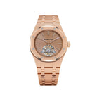 Audemars Piguet Royal Oak Tourbillon 26515OR.OO.1220OR.01 Extra-Thin Rose Gold Pink-Toned Dial (2018)