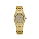 Audemars Piguet Royal Oak Vintage 14587.708 'Ladies' Yellow Gold Champagne Diamond Dial Diamond Bezel