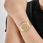Audemars Piguet Royal Oak Vintage 6048BA 'Ladies' Yellow Gold Champagne Diamond Dial Diamond Bezel Quartz (1986)
